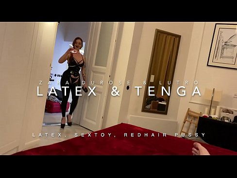 ❤️ Redheaded น้องสาวต่างบุพการี in latex costume fucked by stepbrother ❤️ โป๊ ที่เรา